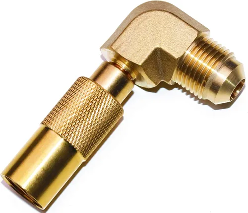 Miniatura 6 de DOZYANT - Adaptador de conexión rápida RV de 1/4 pulgadas, ajuste de conversión de codo para parrilla de mesa Blackstone - 17 pulgadas y 22 pulgadas