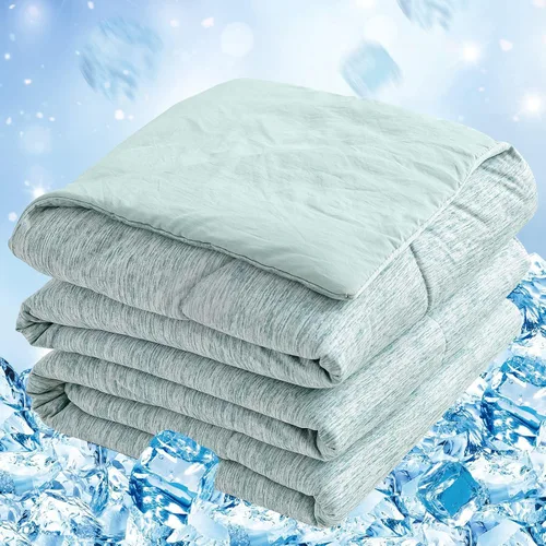 Miniatura 15 de CHOSHOME Edredón Refrescante Tamaño Twin, Manta Refrescante con Fibra de Enfriamiento Q-Max 0.45 Arc-Chill, Manta de Verano Fresca para Sudores