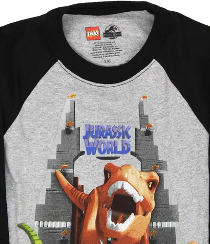 Miniatura 4 de LEGO Jurassic World - Camiseta de manga larga para niños