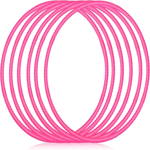 Shappy - 6 piezas de aros de ejercicio desmontables ajustables, juguete de plástico, juguetes de patio de juegos, aros circulares de colores para