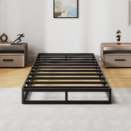 Miniatura 6 de Snaye - Base de somier de 7 pulgadas para cama individual, base de colchón de metal para somier de 1500 libras, montaje sin herramientas, sin ruidos