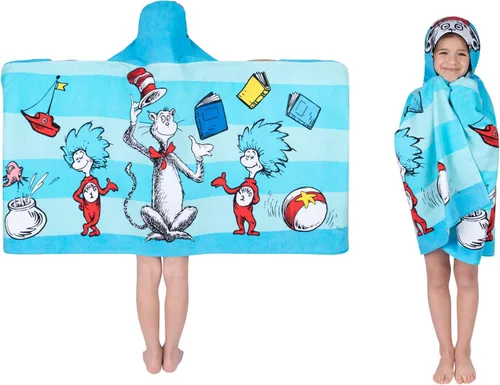 Miniatura 51 de Sonic The Hedgehog, Anime, Toalla Envolvente con Capucha de Algodón Terry Suave para Baño/Piscina/Playa, 24 x 50 pulgadas, Por Franco Kids Multicolor