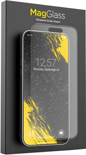 Miniatura 8 de magglass Protector de pantalla de luz azul: compatible con iPhone 15 Pro Max, tecnología de bloqueo de luz azul integrada