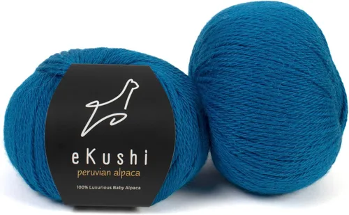 Miniatura 84 de 100% Hilo de Alpaca para Bebé para Tejer y Ganchillo - Juego de 3 Madejas de Hilo Premium DK - Ligero, Hipoalergénico y Térmico Hecho en Perú - N010