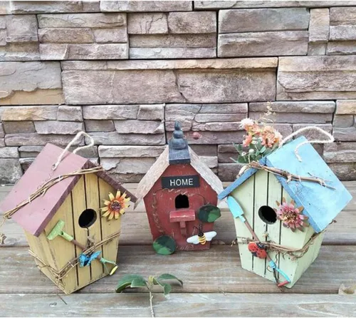 Miniatura 7 de Casa decorativa de 3 pájaros loros