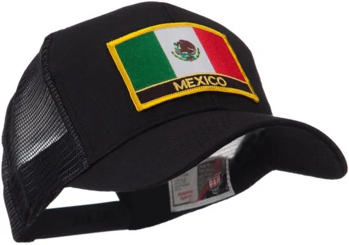 Miniatura 4 de Gorra de malla parcheada con letra de bandera de América del Norte