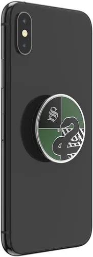 Miniatura 3 de PopSockets PopGrip - Soporte y agarre extensible con una parte superior intercambiable para teléfonos inteligentes y tabletas - Esmalte Slytherin