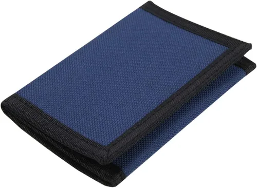Cartera de lona triple RFID para deportes al aire libre para hombres, lindo monedero con cremallera y bolsillo frontal para niños, color camuflaje,