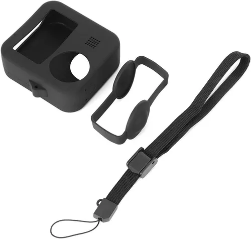 Miniatura 7 de Funda de silicona para cámara, funda protectora suave con cubierta de lente y cordón ajustable para el cuerpo de la cámara