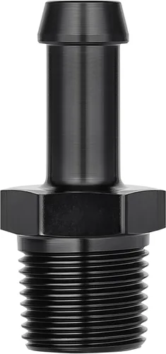 Miniatura 11 de EVIL ENERGY 3/8" NPT macho a 1/2" adaptador de montaje de púas 45 grados aluminio negro