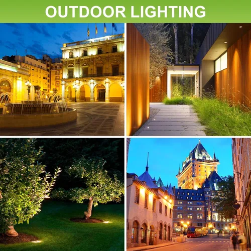 Miniatura 4 de GEPLAD Paquete de 4 bombillas LED MR16 equivalente a 50 W, equivalente a halógeno, 2700 K, blanco cálido, 5 W GU5.3 MR16 12 V, no regulable, ángulo