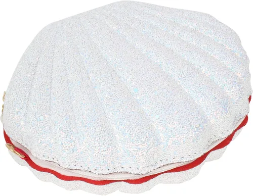 Miniatura 6 de Bolso de noche de concha de mar para mujer, bolso de hombro con correa de cadena de sirena, bolso de mano Seashell, Mermaid, Chain Strap