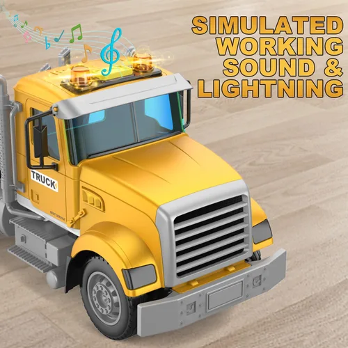 Miniatura 3 de DOWELLIN Vehículo transportador de juguetes para niños, incluye auto transportador y camión bulldózer, juguete de autos, regalo de cumpleaños