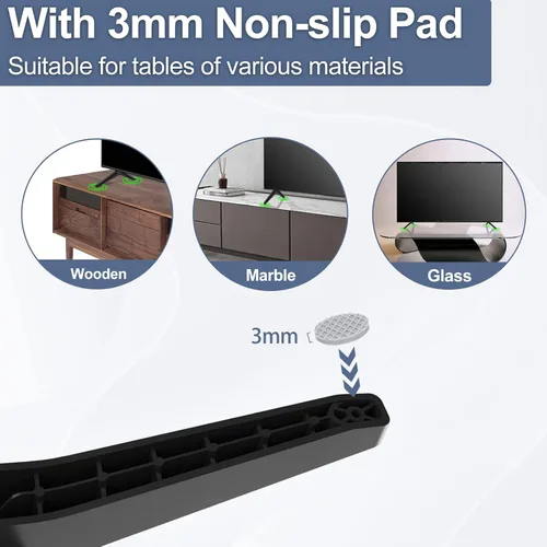 Miniatura 6 de Soporte base para patas de TV LG, repuesto para soporte de TV LG de 55 pulgadas 55UK6300PUE 55UJ6540 55UK6200PUA 55UM7300 55UK6090PUA 55LJ550M