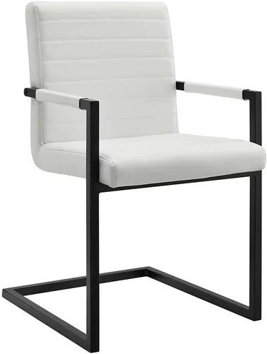 Miniatura 8 de Modway Savoy - Silla de comedor de cuero vegano en color gris - Juego de 2