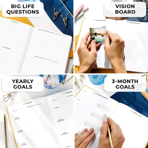 Miniatura 6 de Clever Fox - Agenda edición de alta calidad, semanal y mensual para aumentar tu productividad, gestionar el tiempo y alcanzar tus objetivos, sin