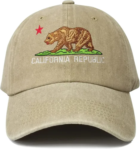 Miniatura 11 de Hepandy Sombreros bordados de California Bear