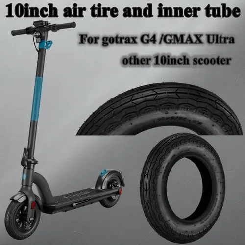 Miniatura 5 de Neumático de aire eléctrico de 10 pulgadas, neumáticos de aire de 10 x 2 y tubos interiores, adecuado para Gotrax G4, GMAX ULTRE, GMAX scooter