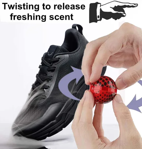 Miniatura 4 de Pelotas desodorantes para tenis, pelotas desodorantes para tenis, bolsas de gimnasio y casilleros, bolas eliminadoras de olores, paquete de 6