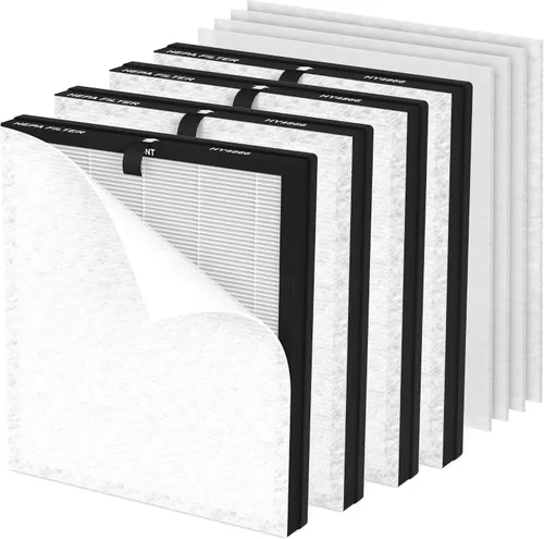 Miniatura 8 de HY4866 Filtro de repuesto de alta calidad compatible con Morento HY4866, HEAPETS P358, Westhey HY4866 y YIOU M1 purificador de filtro de aire, 2