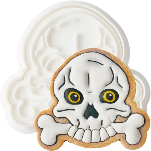 Miniatura 12 de Cortadores de galletas de otoño de Acción de Gracias, formas de bellotas y hojas con sellos de émbolo, accesorios de horneado de ácido poliláctico