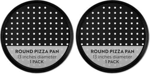 Miniatura 13 de Restaurantware Met Lux - Bandeja de cocina para pizza comercial de 10 pulgadas, 1 bandeja de cocina para pizza estilo cupé – Bandeja redonda