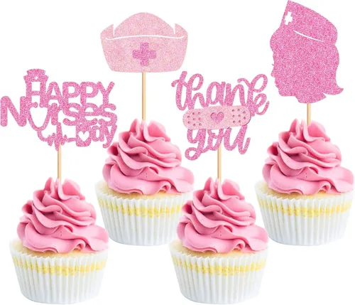 Miniatura 8 de Ercadio 25 piezas de decoración para tartas de buena salud, anatomía humana, decoración para cupcakes, corazón, pulmón, hígado, riñón, magdalenas