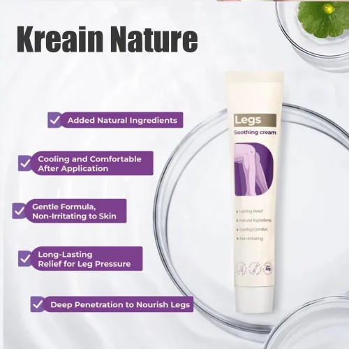Miniatura 2 de Cremas calmantes para piernas para mujeres y hombres, paquete de 2 gel refrescante calmante para las piernas para aliviar las venas varicosas