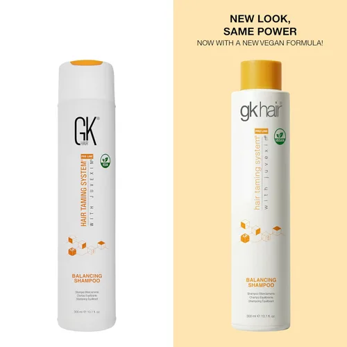 Miniatura 2 de GK HAIR Champú Equilibrante Limpia y Elimina la Acumulación con Tratamiento de Queratina para Control del Graso, Escamas, Cuero Cabelludo Seco
