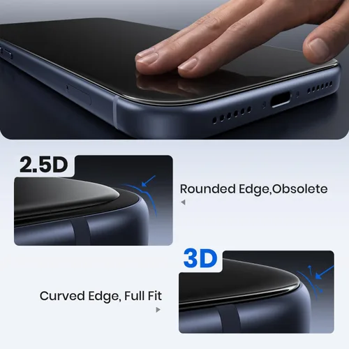 Miniatura 4 de WSKEN Protector de pantalla de privacidad para iPhone 17 Pro, vidrio templado de cobertura completa, pantalla privada antiespía de 24°, herramienta