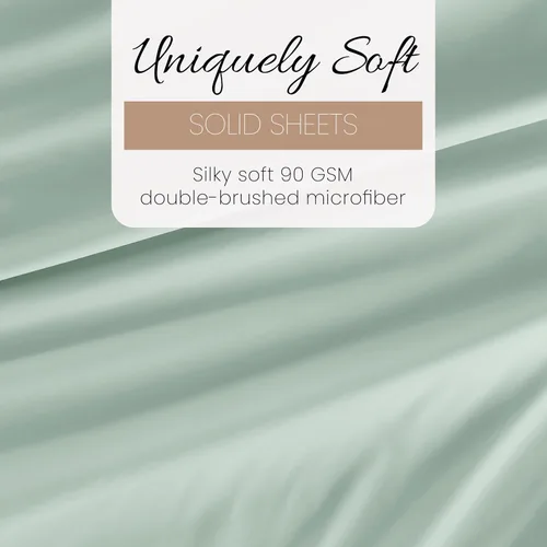 Miniatura 6 de Linen Market Sábanas para cama de tamaño individual (menta) – Duerme mejor que nunca con estas sábanas individuales suaves y refrescantes – Bolsillo