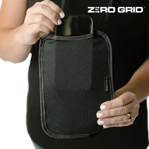 Miniatura 38 de Cartera para el cuello para viajes y pasaporte con bloqueo RFID, delgada y fácil de ocultar, bolsa de viaje de nailon para hombres y mujeres