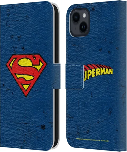 Miniatura 50 de Head Case Designs Funda de piel con licencia oficial de Superman DC Comics con logotipos negros y rojos compatible con Apple iPhone 11