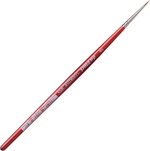 Miniatura 242 de da Vinci Watercolor Series 5580 CosmoTop Spin Pincel de Pintura, Redondo Sintético con Mango Rojo
