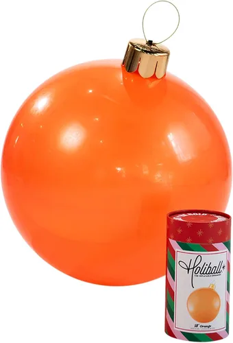 Miniatura 31 de Ornamento Navideño Inflable Holiball – Decoración Definitiva para Interior/Exterior – Reutilizable y Fácil de Almacenar – para Bodas, Fiestas, Plata