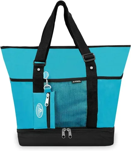 Miniatura 2 de Bolsa de compra, de Everest, TurquesaNegro), 1002DLX-TURQBK