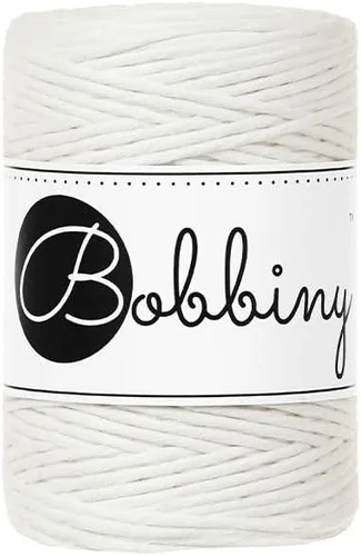 Miniatura 37 de Bobbiny Cordón de macramé de una sola capa para bebé de 0.069 pulgadas (100% algodón reciclado)