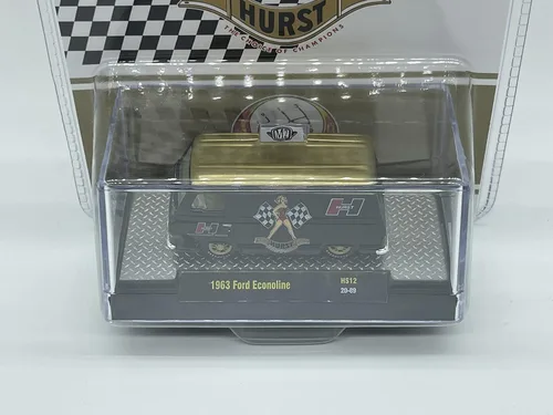 Miniatura 2 de M2 Machines 1963 Ford Econoline Escala 1:64 HS12 20-89 Negro Oro por M2 Coleccionable 1 de 5500
