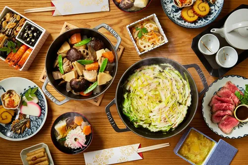 Miniatura 2 de STAUB Wa-NABE 40501-010 Wanabe Olla de hierro fundido de dos asas, color gris, 20 cm, para cocinar arroz, 3 piezas, compatible con inducción
