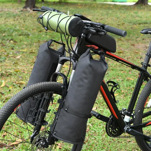 Miniatura 3 de LIXADA Bolsa de horquilla de bicicleta de 3L/7L - Bolsa seca impermeable, diseño superior enrollable, bolsa ligera para horquilla de bicicleta