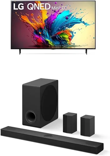 Miniatura 4 de LG QNED90T 4K Mini LED AI Smart TV de 65 pulgadas y barra de sonido 3.1.1 S70TY QNED a juego con Dolby Atmos (nuevos modelos 2024)