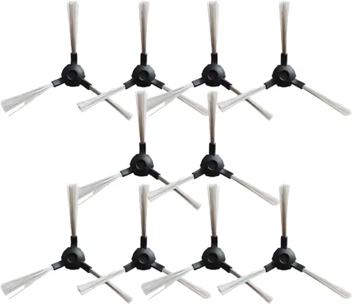 10 Pieces Side Brush Robot Vacuum Spare Filter,Compatible for Proscenic 680T 780t 790t P1 P2 P3S,Compatible for Midea VCR01 VCR12 (Color : 10 PCS)