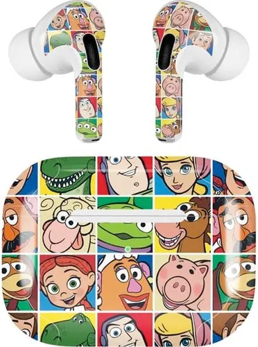 Miniatura 7 de Skinit Calcomanía de audio compatible con Apple AirPods Pro, diseño oficial de Disney Toy Story Sheriff Woody