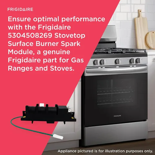 Miniatura 4 de Frigidaire 5304508269 - Módulo de chispa para estufas de gas y estufas, color negro