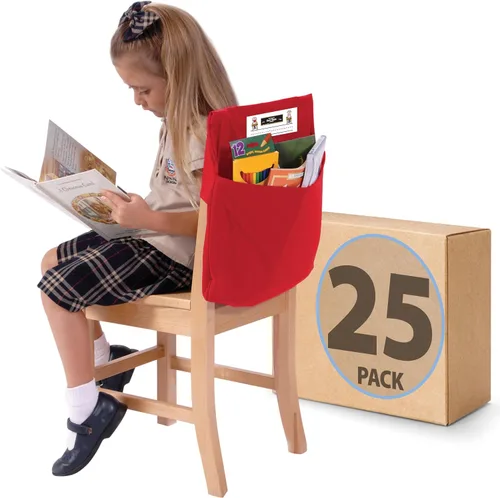 Miniatura 8 de Seat Sack Bolsillo de Almacenamiento Grande para Silla de 17", Azul - Perfecto Organizador de Bolsillo Sobre la Silla para Sillas y Escritorios