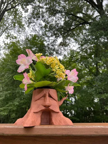 Miniatura 3 de MunnyGrubbers - Plantador de árbol Deku - Inspirado en Ocarina of Time - Decoración del hogar de videojuegos retro - Soporte para baratijas - Maceta