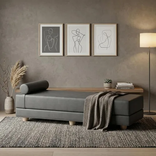 Miniatura 21 de Jaxx Alon Daybed - Tumbona plegable con colchón de espuma viscoelástica de primera calidad, tamaño Queen, fabricado en los Estados Unidos