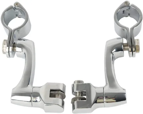Miniatura 14 de TCT-MOTORPARTS Soportes de clavijas de pie de barra de carretera negro para Harley Touring 22/25/32/1.378 in