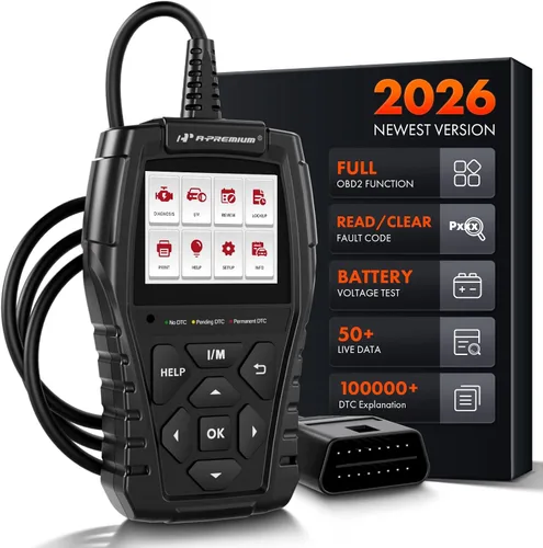 Miniatura 10 de A-Premium AD100 Herramienta de diagnóstico universal OBD2 escáner, lector de códigos de coche OBDII/EOBD/CAN, comprobar la luz del motor/leer