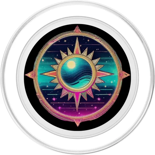 Miniatura 2 de Retro Synthwave Vaporwave Decor classic Anime 80s Print PopSockets MagSafe PopGrip for iPhone